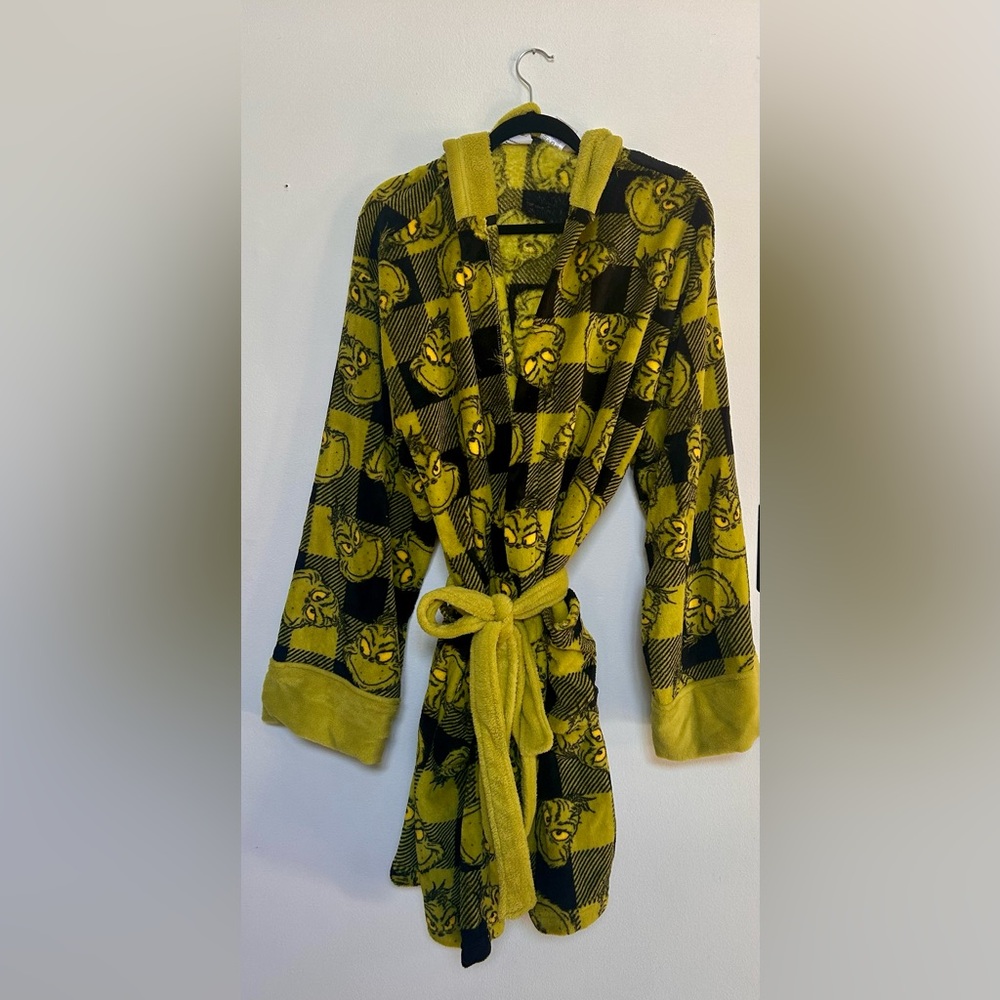 Grinch Plush Hooded Robe